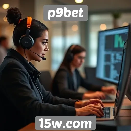 Funcionalidade do suporte ao cliente no p9bet